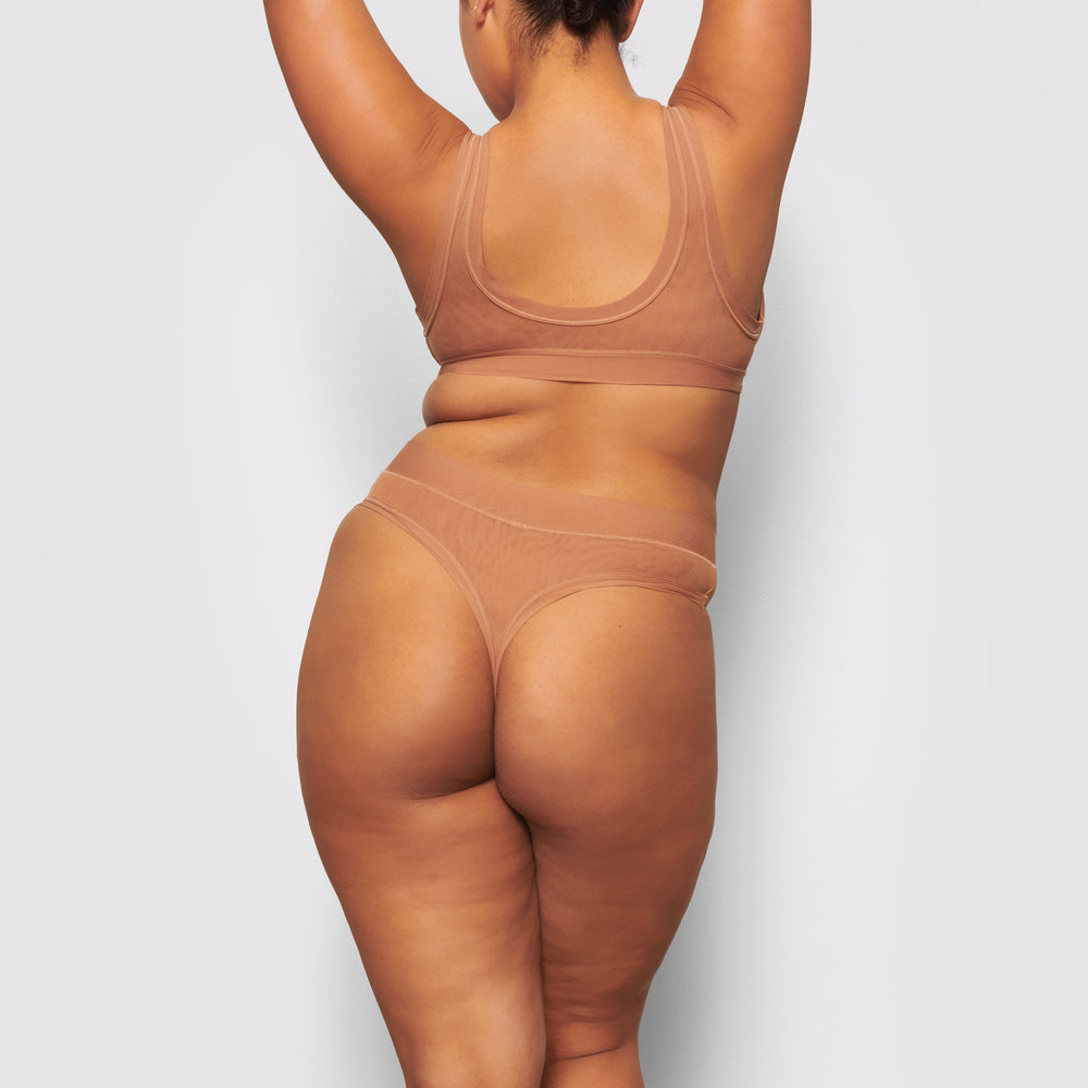 Skims SUMMER MESH MID WAIST Thong Abrikoos | 75RHDBYWG