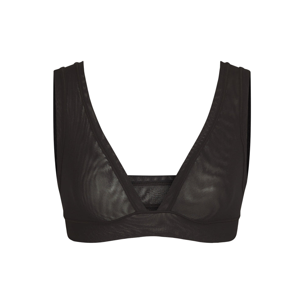 Skims SUMMER MESH PLUNGE Bralette Zwart | 15WHXITDU