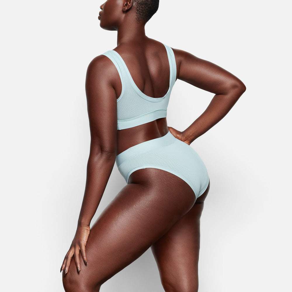 Skims SUMMER MESH SCOOP Bralette Blauw | 31BZHWXTR