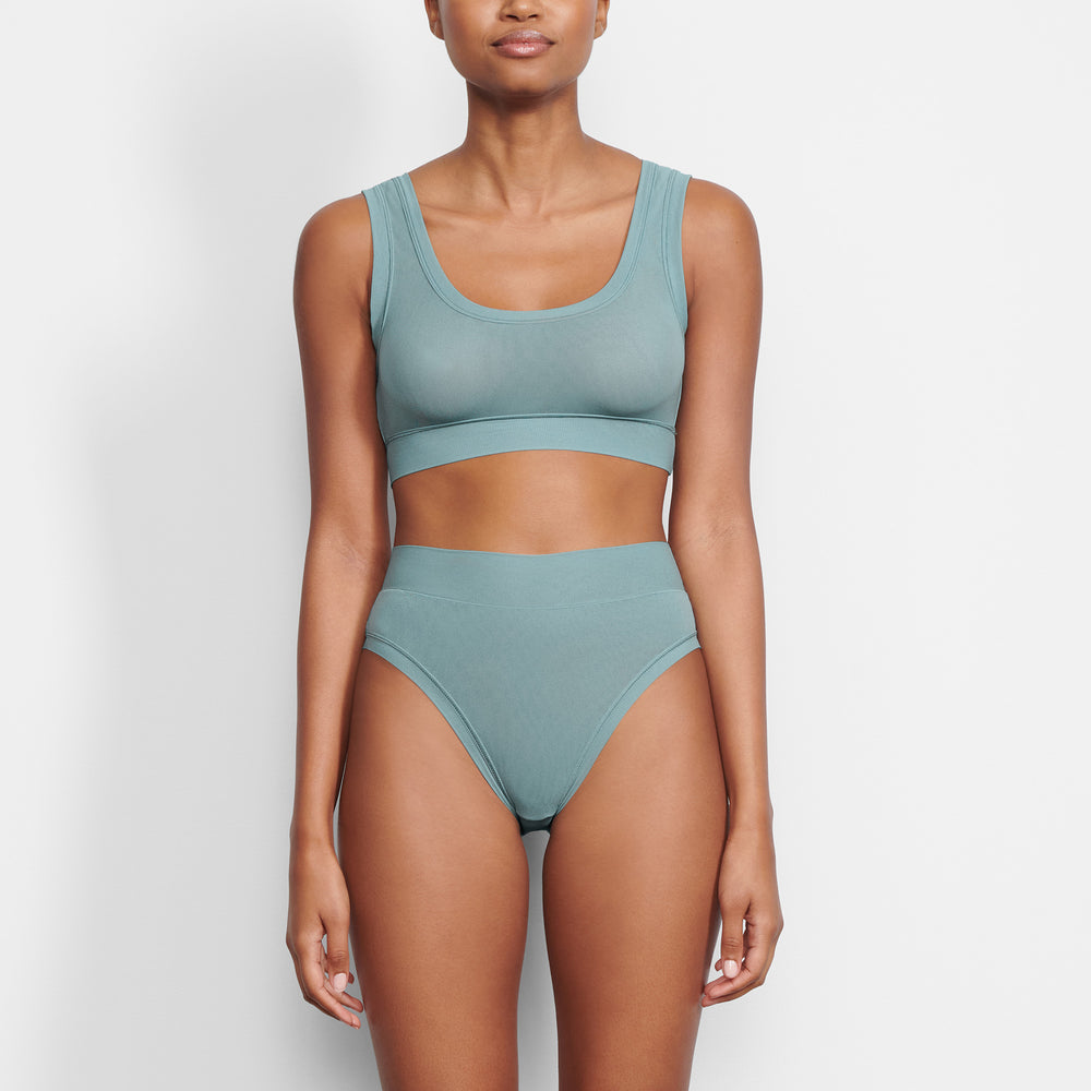 Skims SUMMER MESH SCOOP Bralette Blauw | 86JMSLPIG
