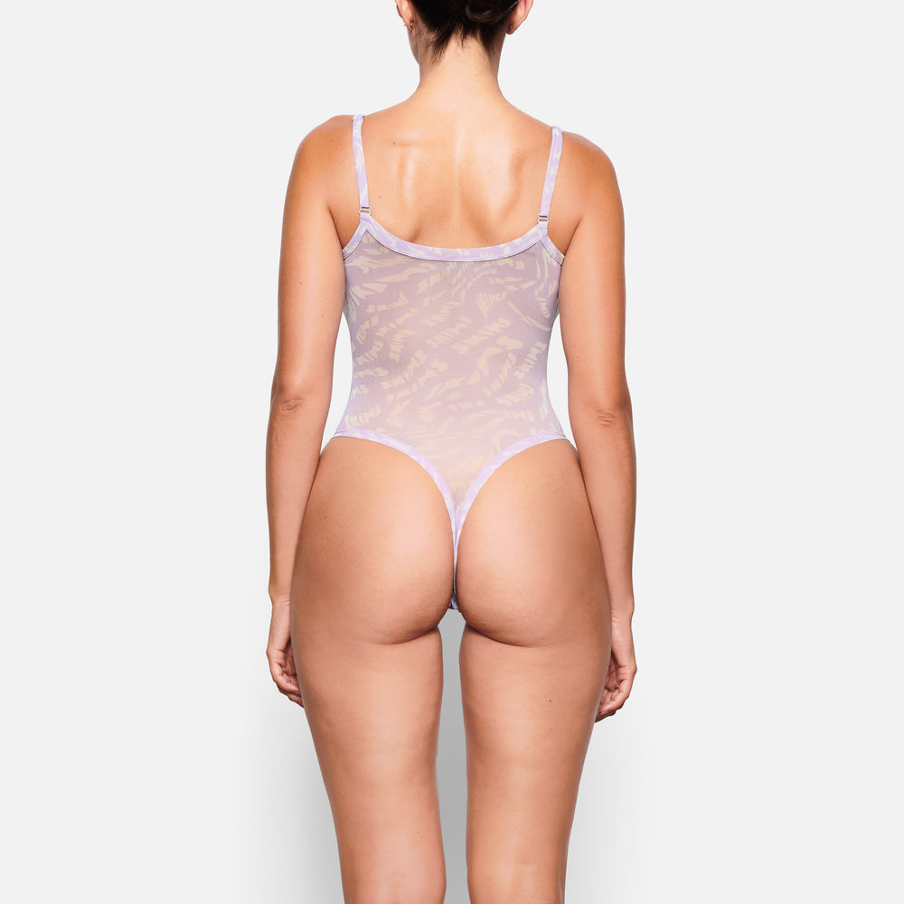 Skims SUMMER MESH Strappy Bodysuit Lichtpaars | 91BEJUHGC