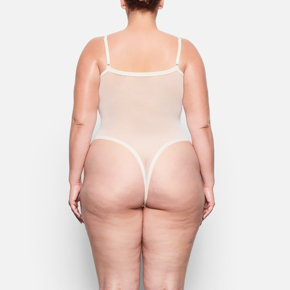Skims SUMMER MESH Strappy Bodysuit Wit | 20FOBTCIJ