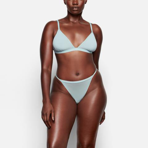 Skims SUMMER MESH TRIANGLE Bralette Blauw | 94FLCMASK