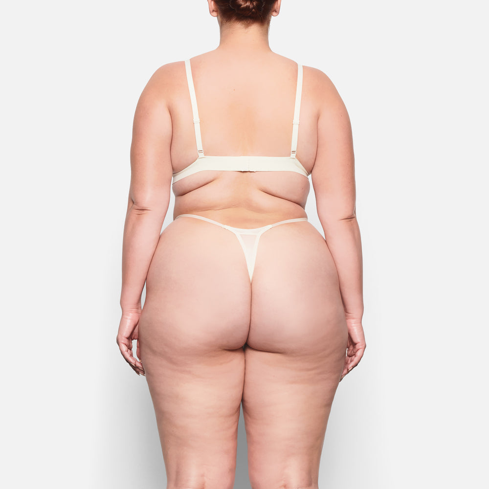 Skims SUMMER MESH TRIANGLE Bralette Wit | 04NCSFXOU