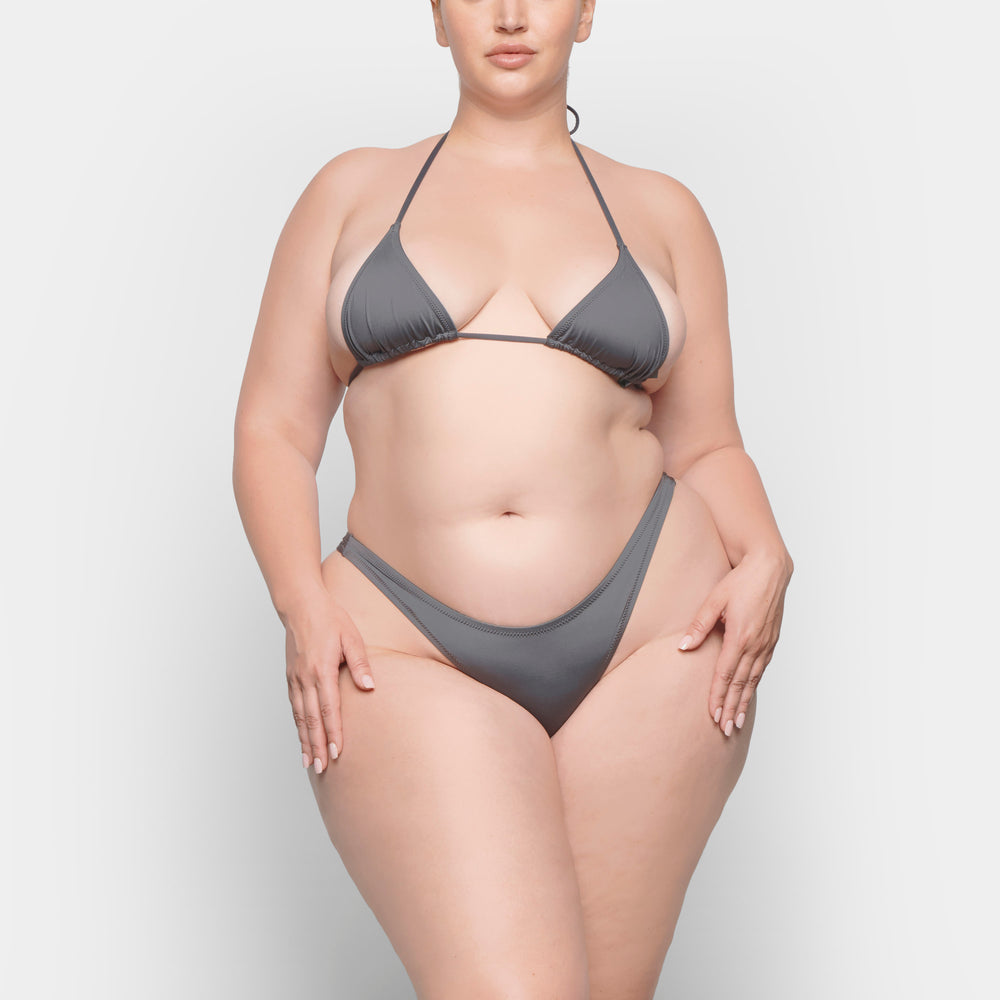 Skims SWIM DIPPED MID WAIST BOTTOMS Two Pieces Diepgrijs | 92RDQEIYK