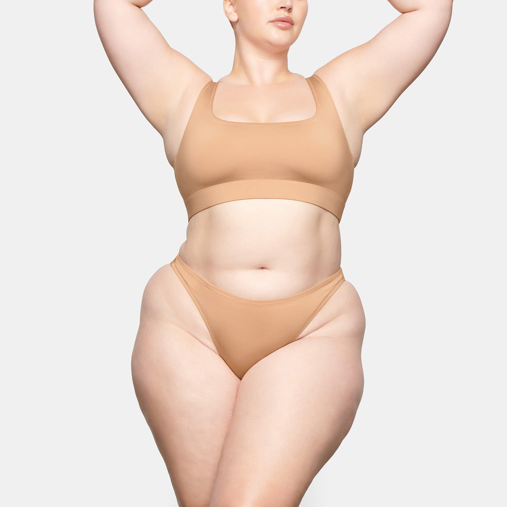Skims SWIM DIPPED MID WAIST BOTTOMS Two Pieces Beige | 92SKTIHDQ