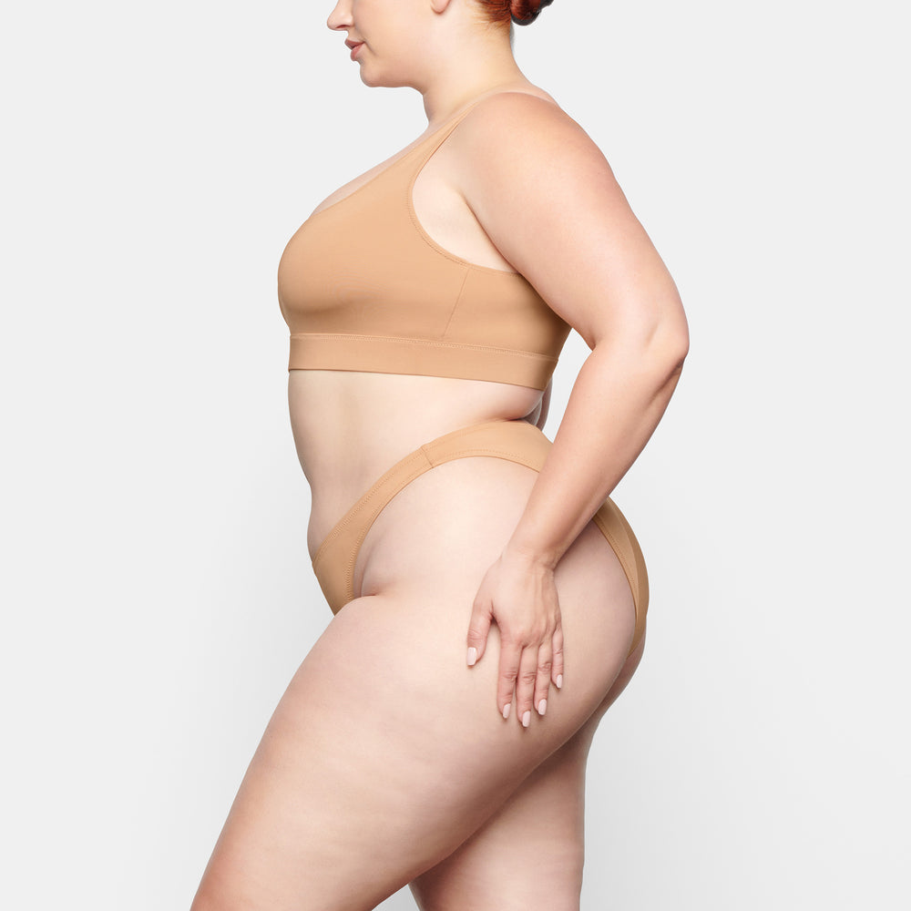 Skims SWIM DIPPED MID WAIST BOTTOMS Two Pieces Beige | 92SKTIHDQ
