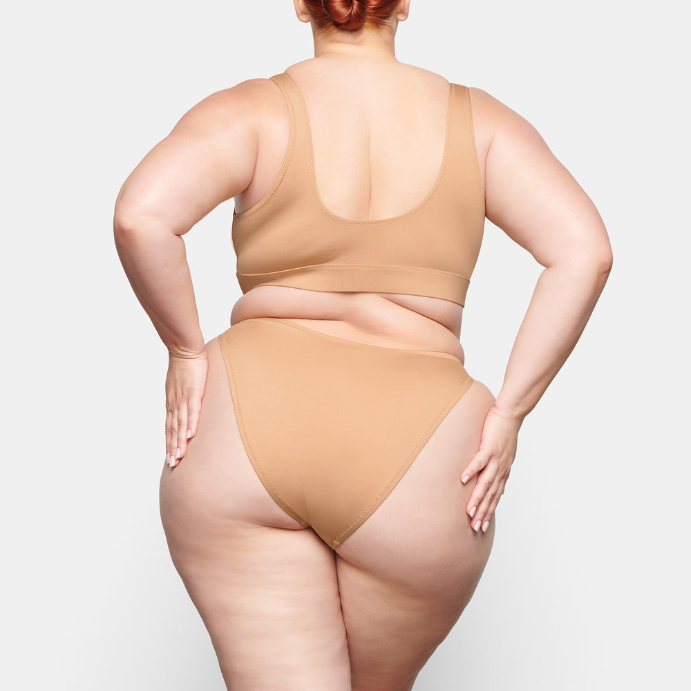 Skims SWIM DIPPED MID WAIST BOTTOMS Two Pieces Beige | 92SKTIHDQ