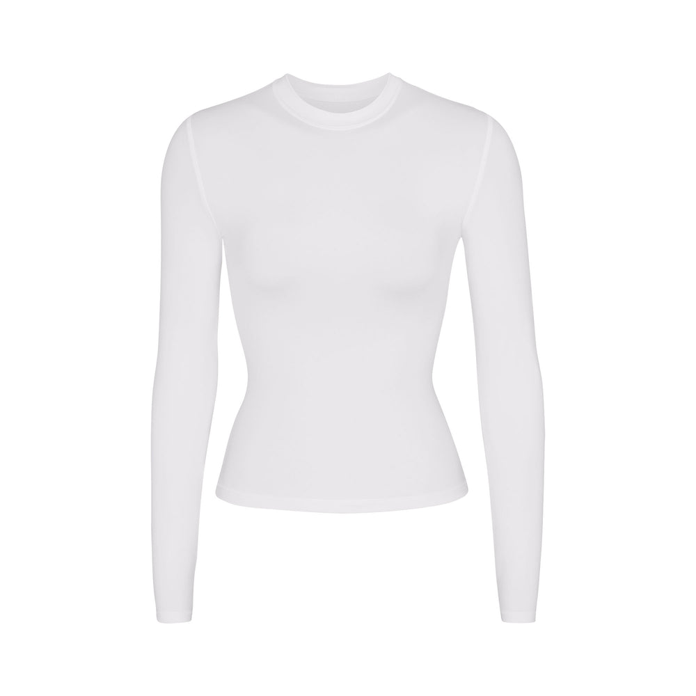 Skims SWIM LONG SLEEVE SHIRT Cover-ups Wit | 14IQHPTDR