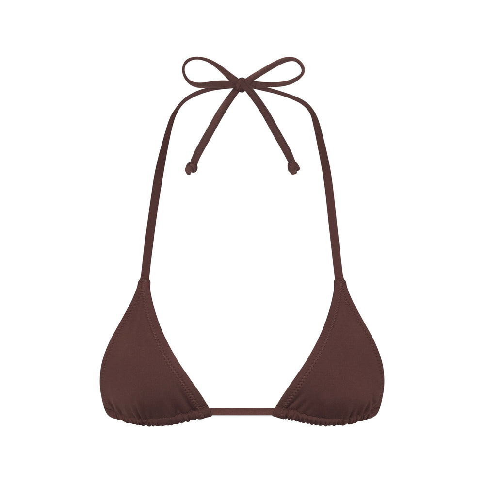 Skims SWIM MICRO TRIANGLE TOP Two Pieces Chocola | 04ULWKJPX