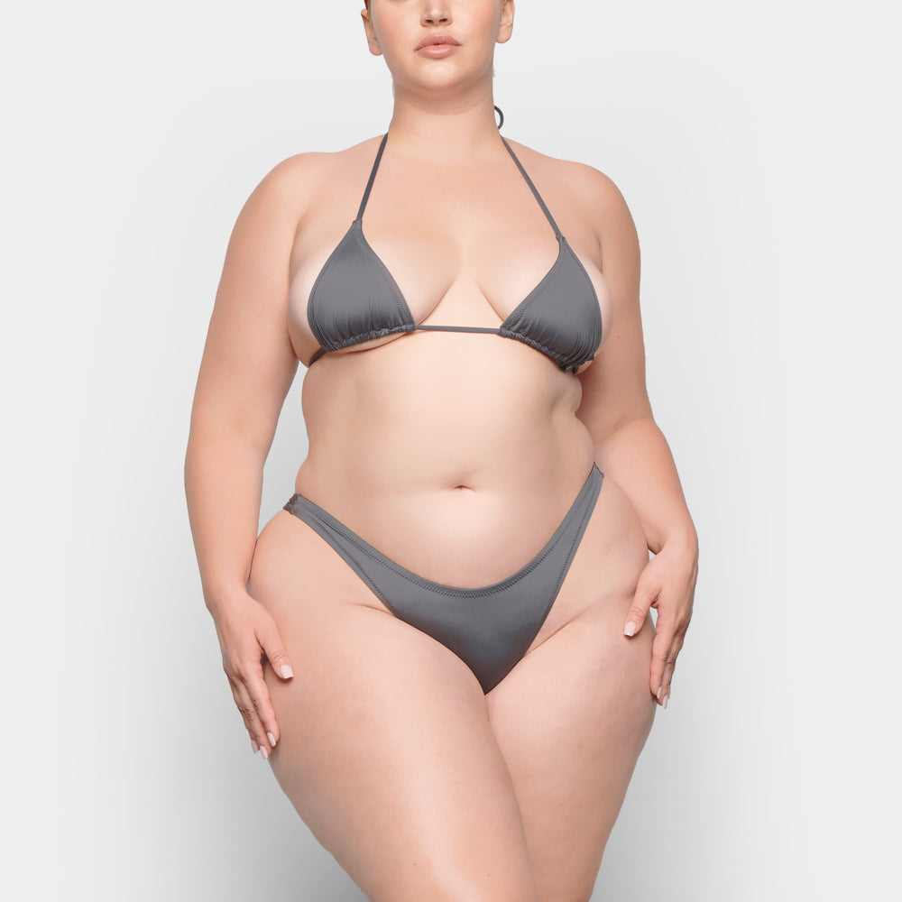 Skims SWIM MICRO TRIANGLE TOP Two Pieces Diepgrijs | 84PXCKWOJ