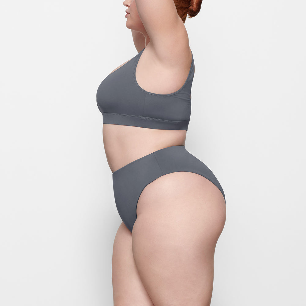 Skims SWIM MID WAIST BOTTOMS Two Pieces Diepgrijs | 13YTFVCDU