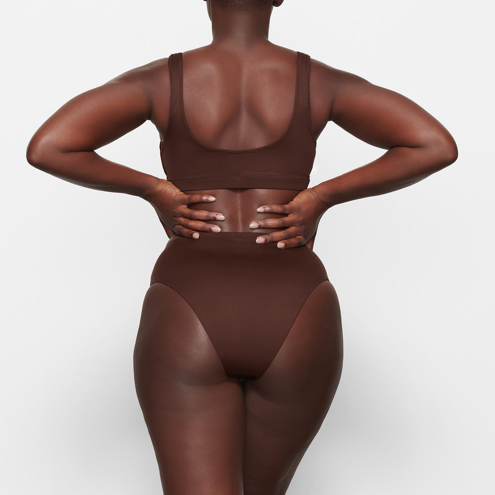 Skims SWIM MID WAIST BOTTOMS Two Pieces Chocola | 14EVOUAZK