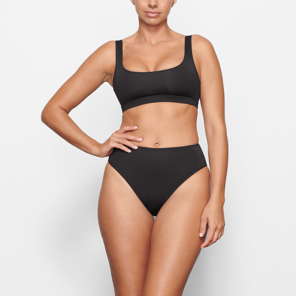 Skims SWIM MID WAIST BOTTOMS Two Pieces Zwart | 54NYVGZDO