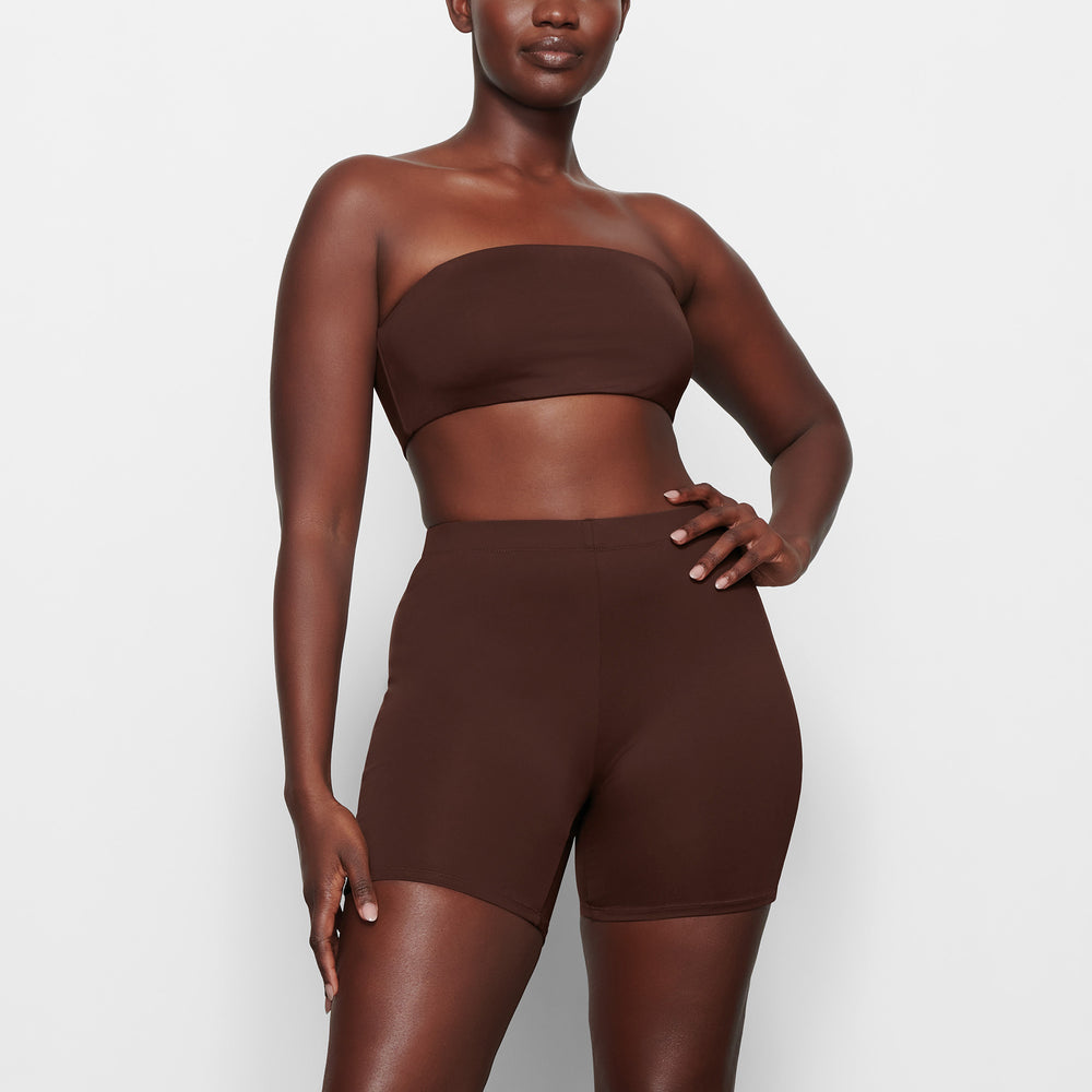 Skims SWIM MID WAIST SHORT Two Pieces Chocola | 14KSGOZDR