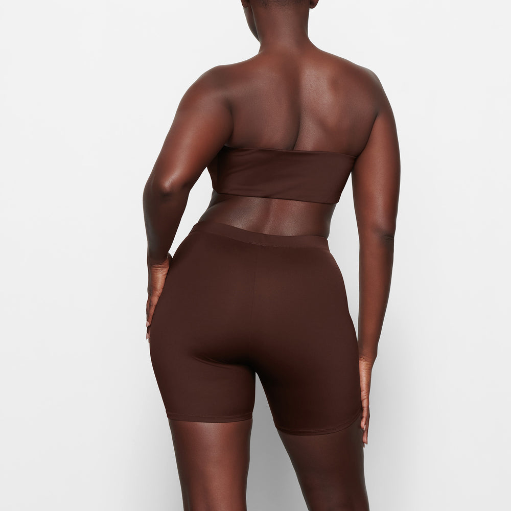 Skims SWIM MID WAIST SHORT Two Pieces Chocola | 14KSGOZDR