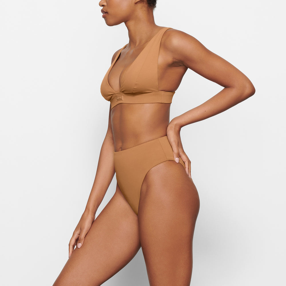 Skims SWIM PLUNGE Bikini Top Abrikoos | 79WMIPLKU