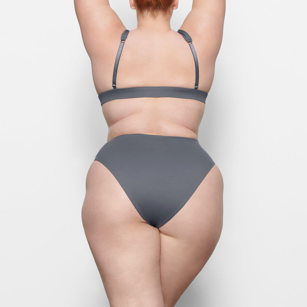 Skims SWIM PLUNGE Bikini Top Diepgrijs | 69EUSRQJG