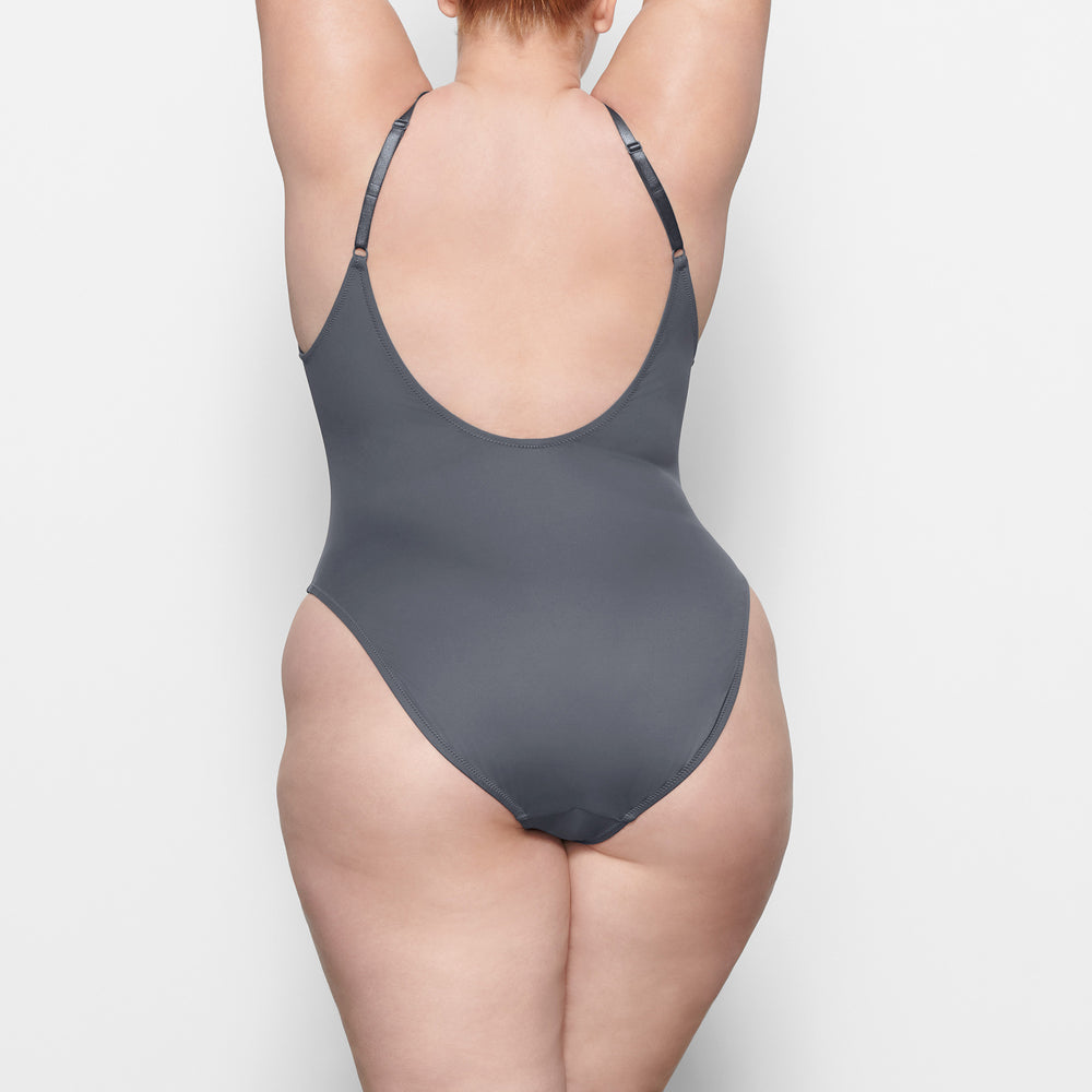 Skims SWIM SCOOP NECK One Piece Diepgrijs | 81DOUVHLG
