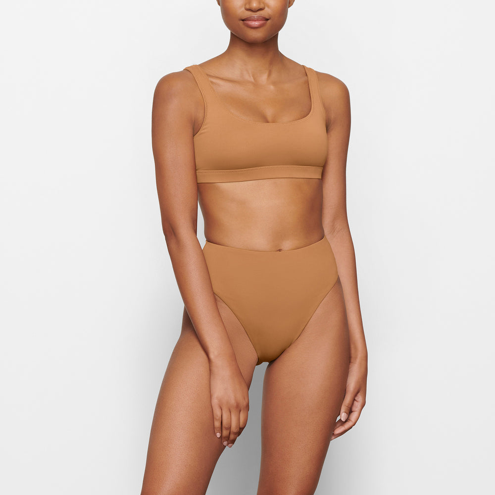 Skims SWIM TANK Bikini Top Abrikoos | 82ENKXFMG