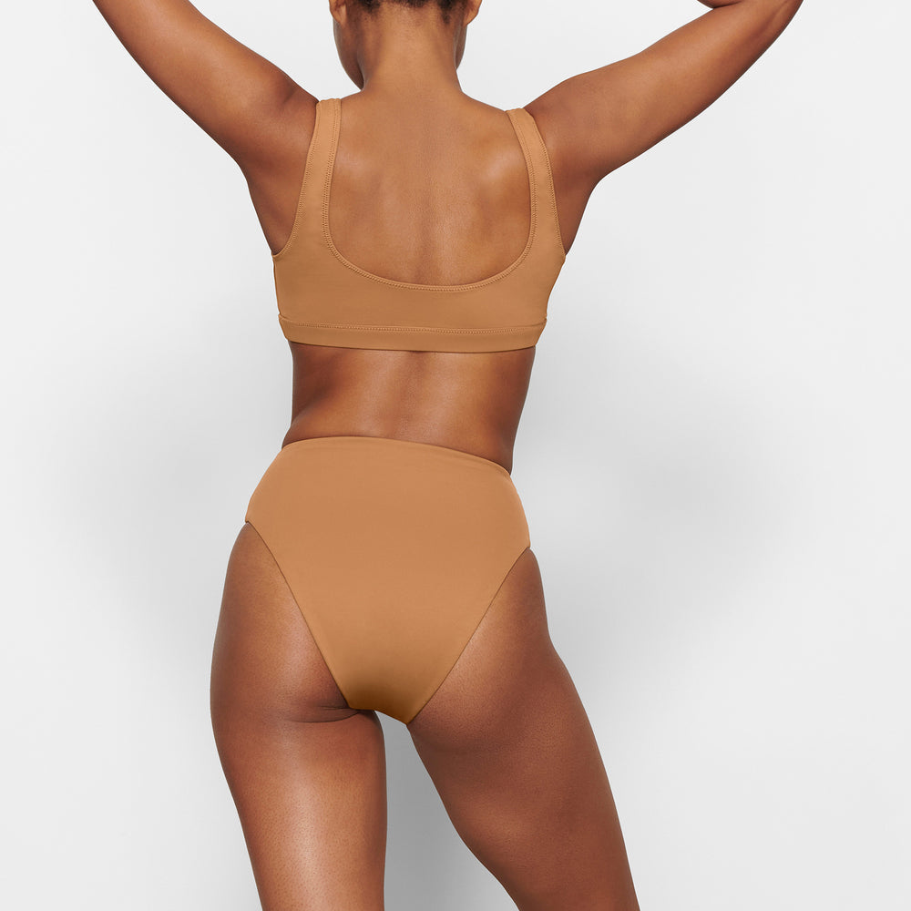 Skims SWIM TANK Bikini Top Abrikoos | 82ENKXFMG