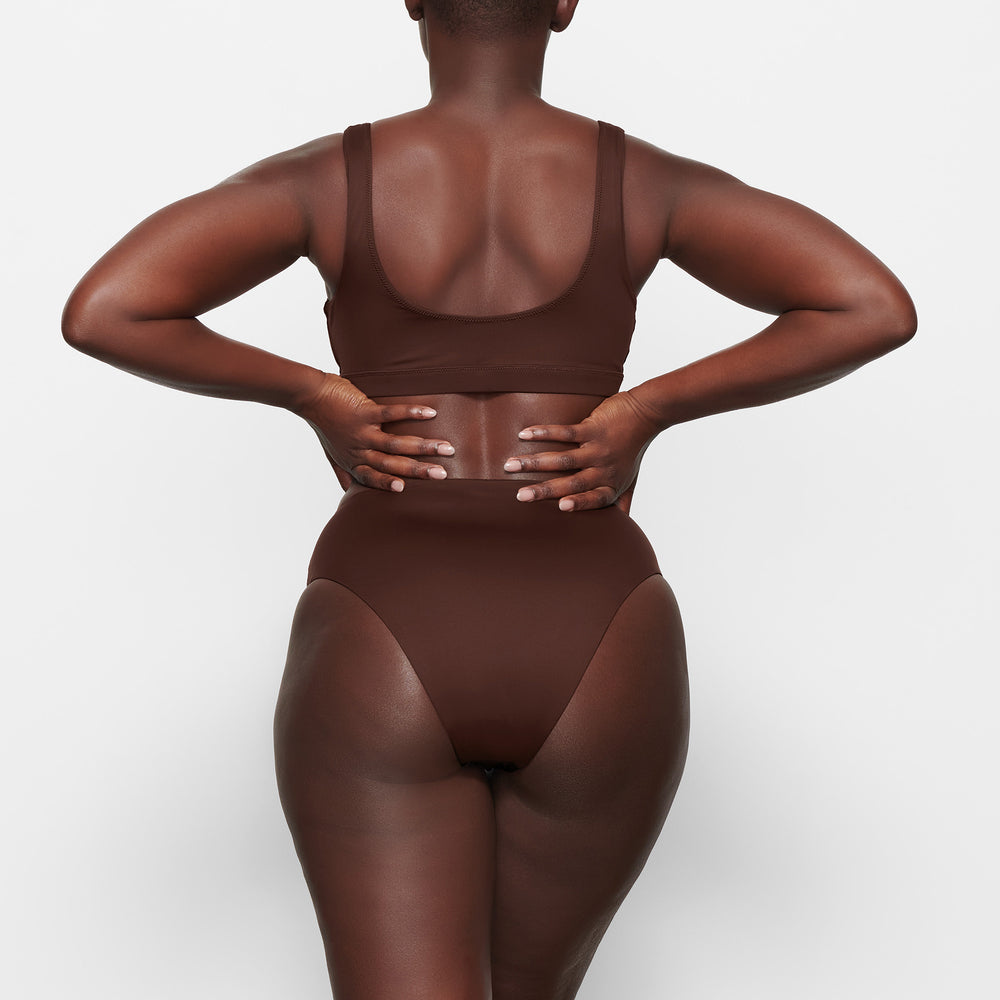 Skims SWIM TANK Bikini Top Chocola | 32TYCLGKI