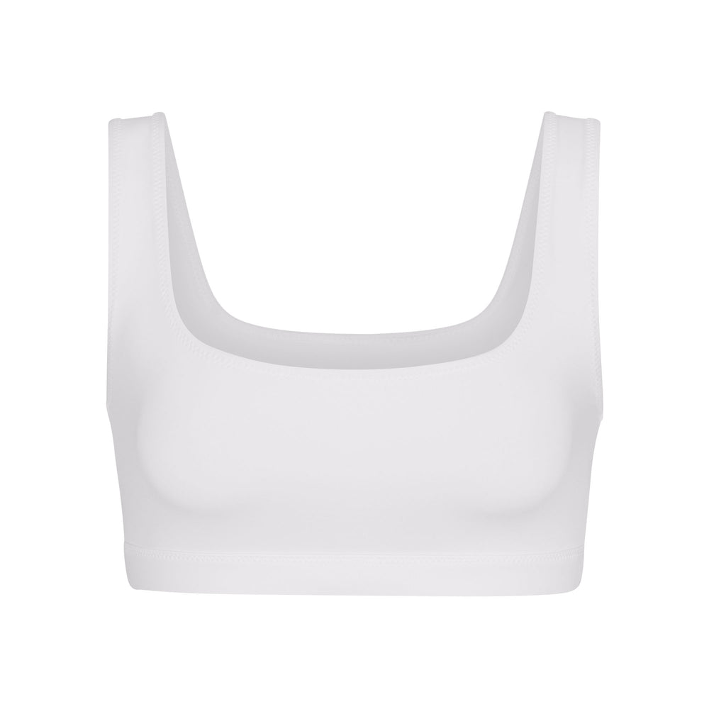 Skims SWIM TANK Bikini Top Wit | 37MJQOULC