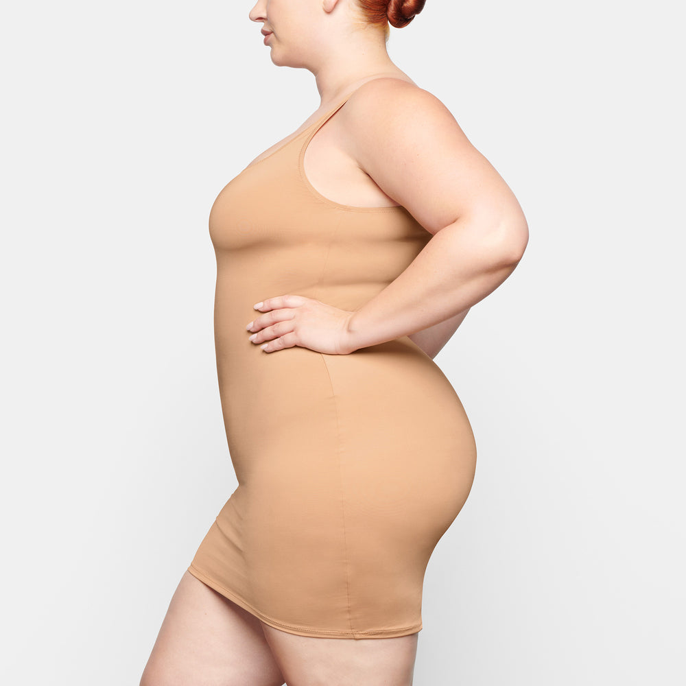 Skims SWIM TANK Jurk Beige | 57QUMZBRL