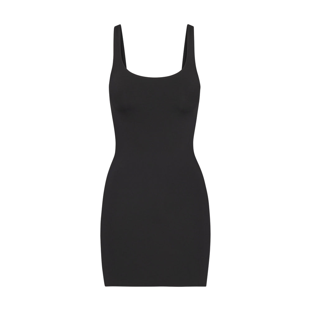 Skims SWIM TANK Jurk Zwart | 31LFRPBXE