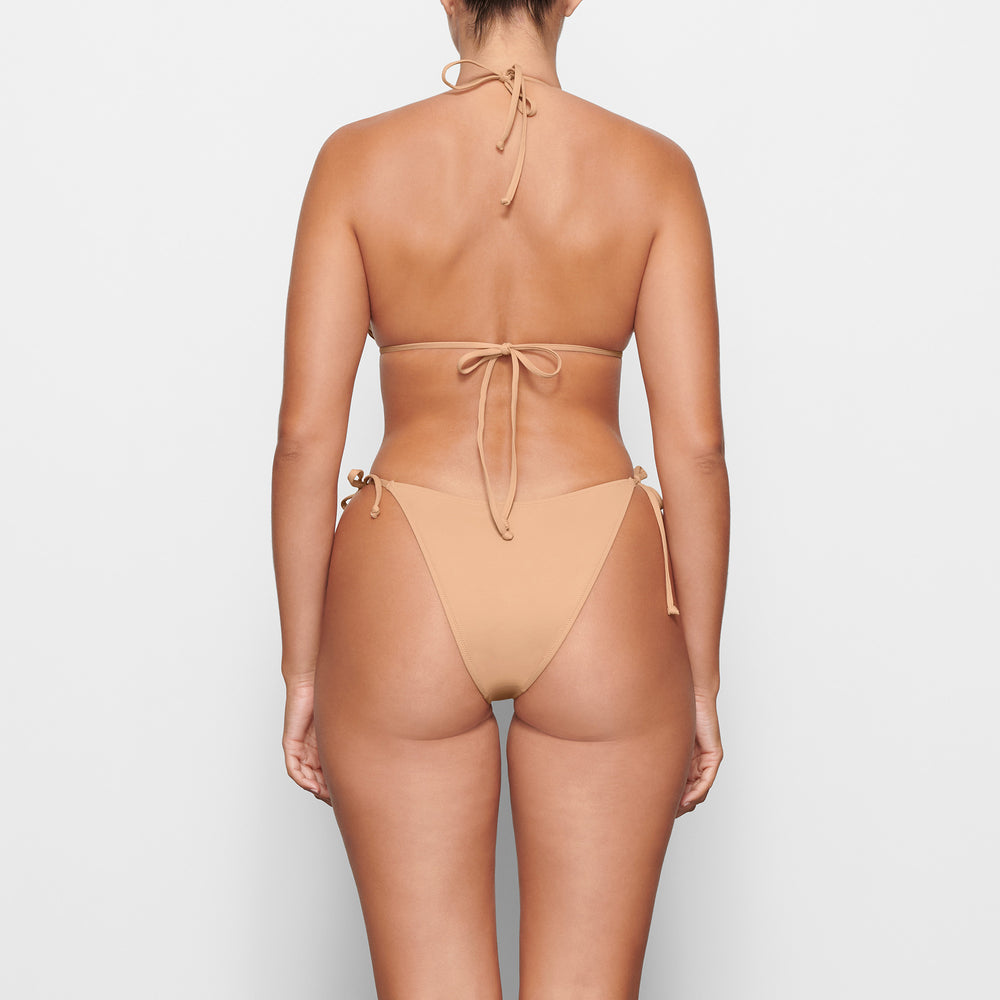 Skims SWIM TRIANGLE TOP Two Pieces Beige | 76SIULKAZ