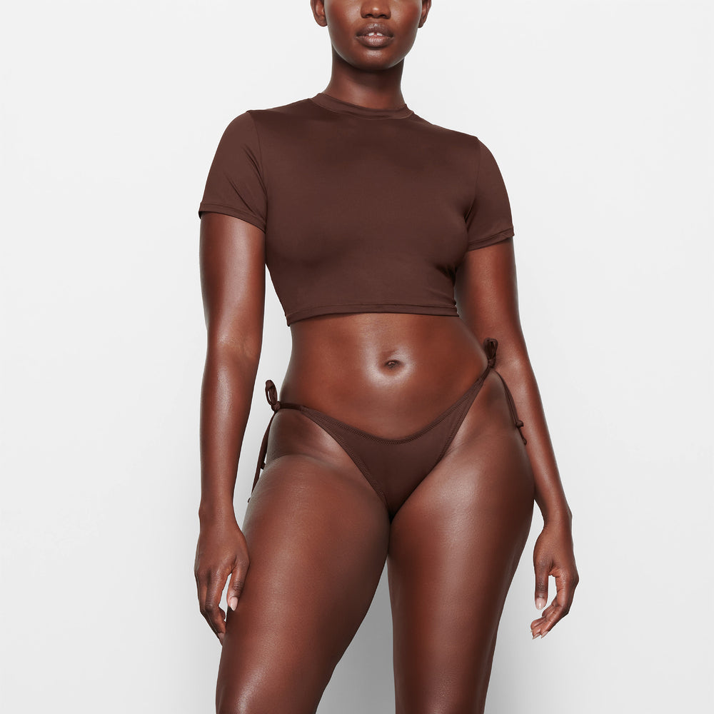 Skims SWIM T-shirt Chocola | 08KRNFPBT