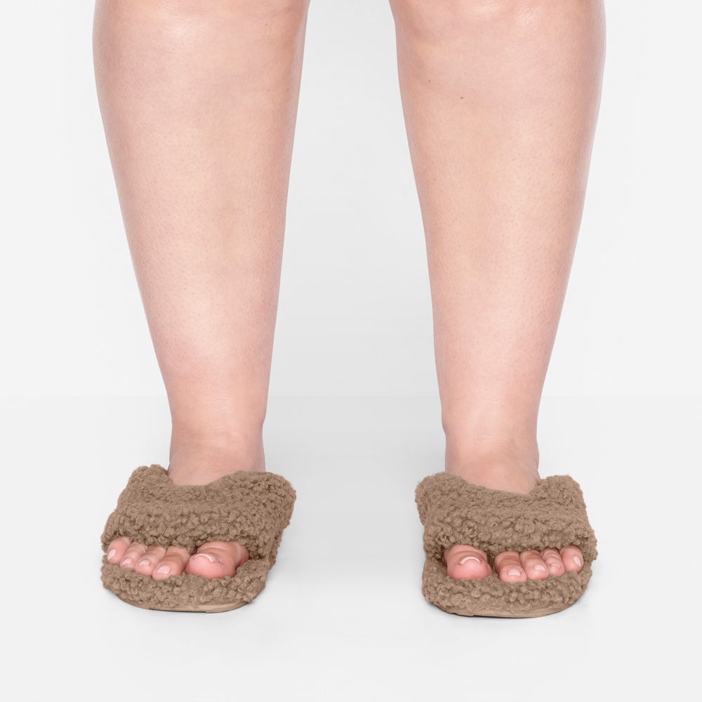 Skims TEDDY Pantoffels Abrikoos | 69AHBYXOK