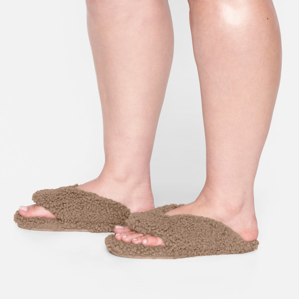 Skims TEDDY Pantoffels Abrikoos | 69AHBYXOK