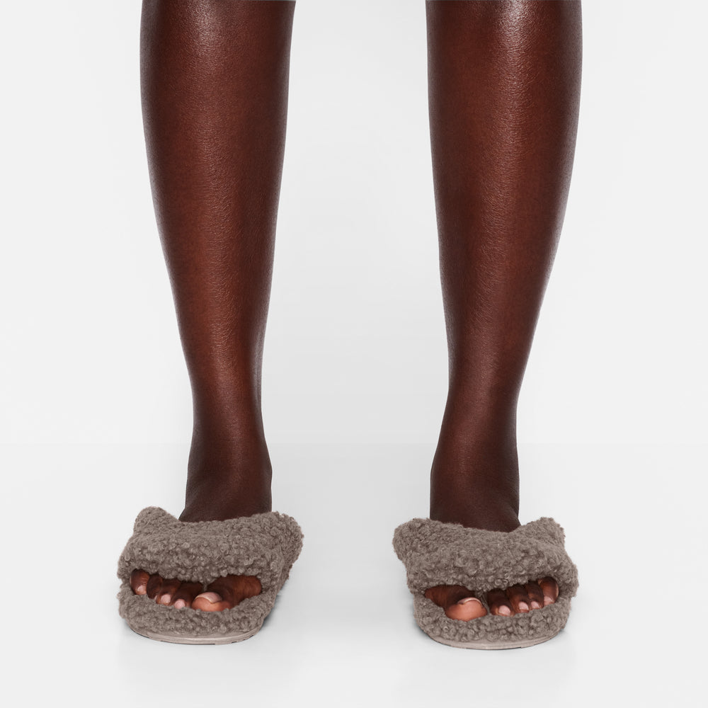 Skims TEDDY Pantoffels Paars Grijs | 42QNSLUHZ