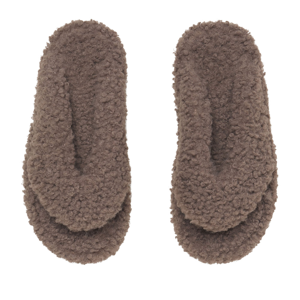 Skims TEDDY Pantoffels Paars Grijs | 42QNSLUHZ