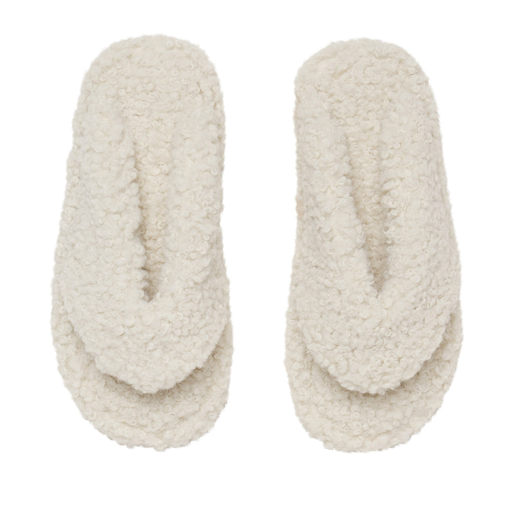 Skims TEDDY Pantoffels Wit | 91SEZOAJT