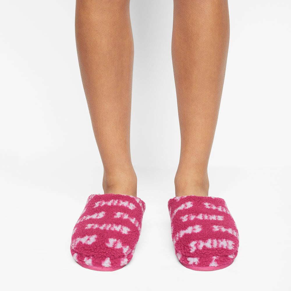 Skims TEDDY SHERPA Pantoffels Fuchsie Gekleurd | 41EAZOBIV