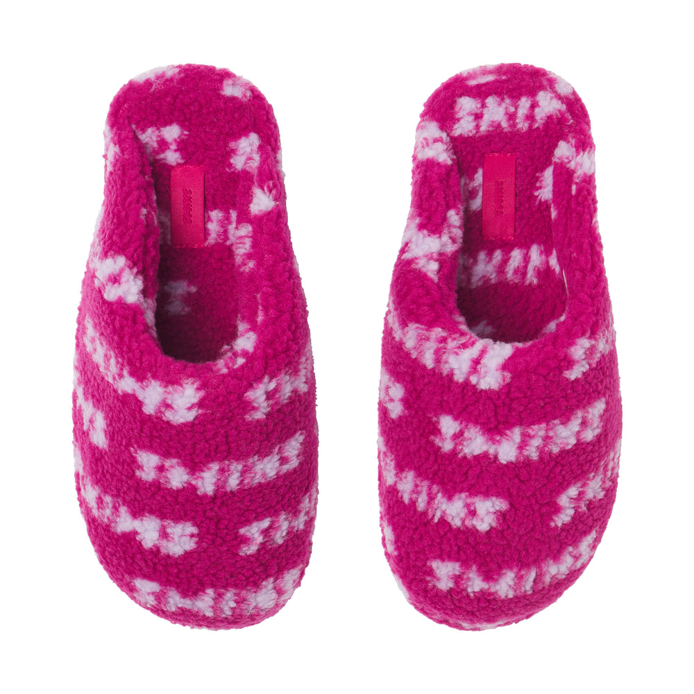 Skims TEDDY SHERPA Pantoffels Fuchsie Gekleurd | 41EAZOBIV