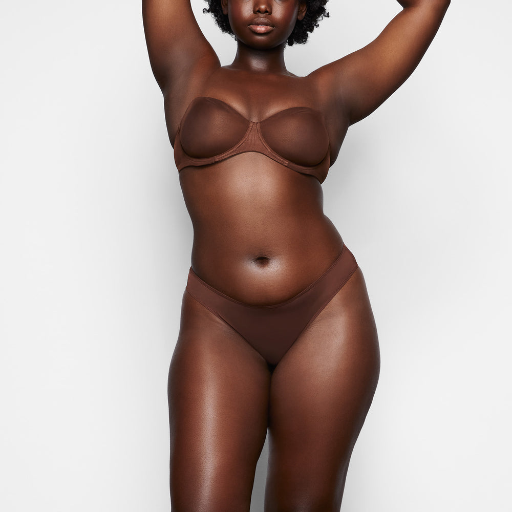 Skims ULTRA FINE MESH Bikini Chocola | 62VNAUZMK