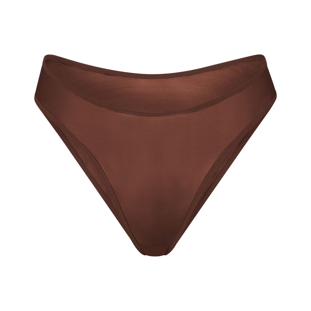 Skims ULTRA FINE MESH Bikini Chocola | 62VNAUZMK