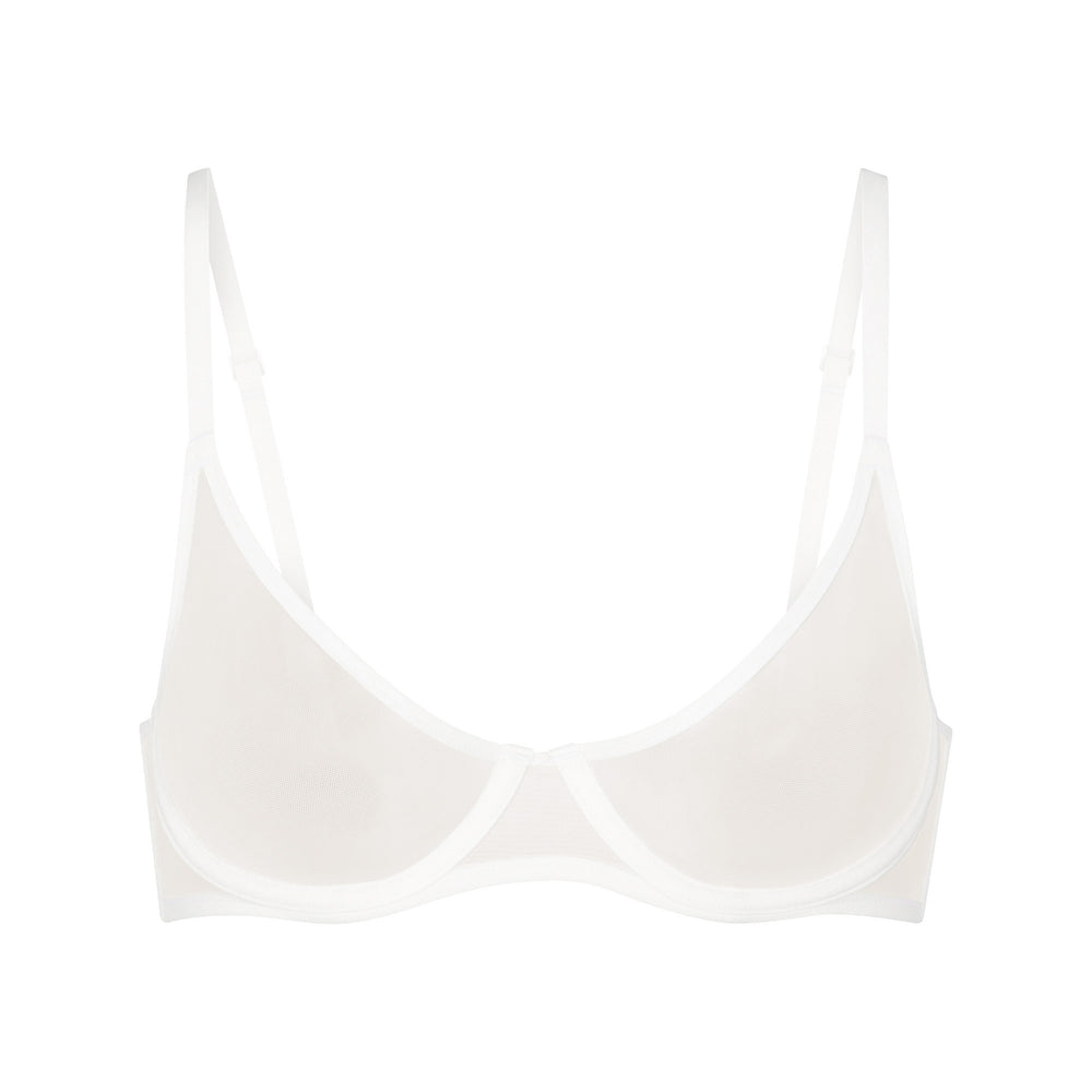 Skims ULTRA FINE MESH SCOOP Underwire Bra Wit | 50EURHPFY