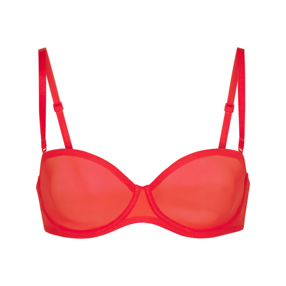 Skims ULTRA FINE MESH Strapless Bra Oranje | 30AXKNMYS