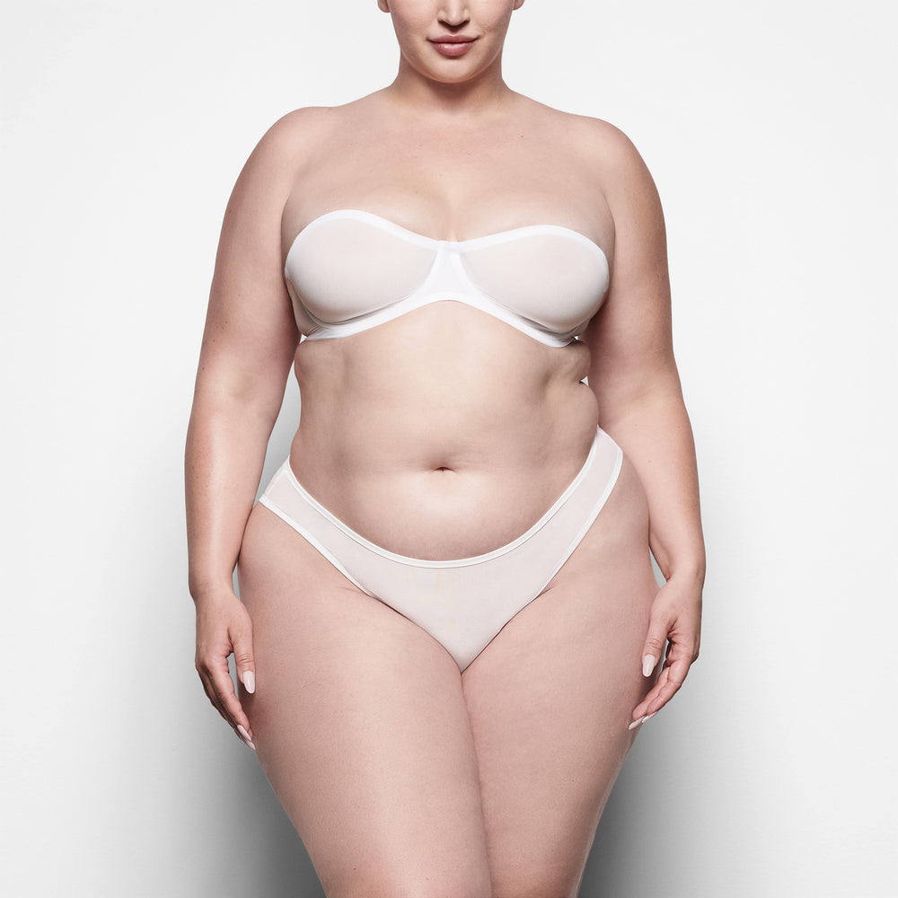 Skims ULTRA FINE MESH Strapless Bra Wit | 89NPJWCIA