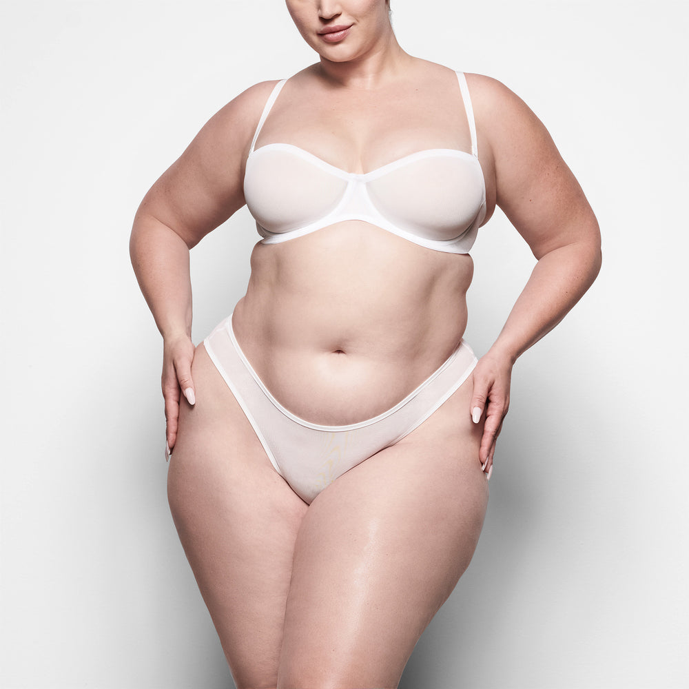 Skims ULTRA FINE MESH Strapless Bra Wit | 89NPJWCIA