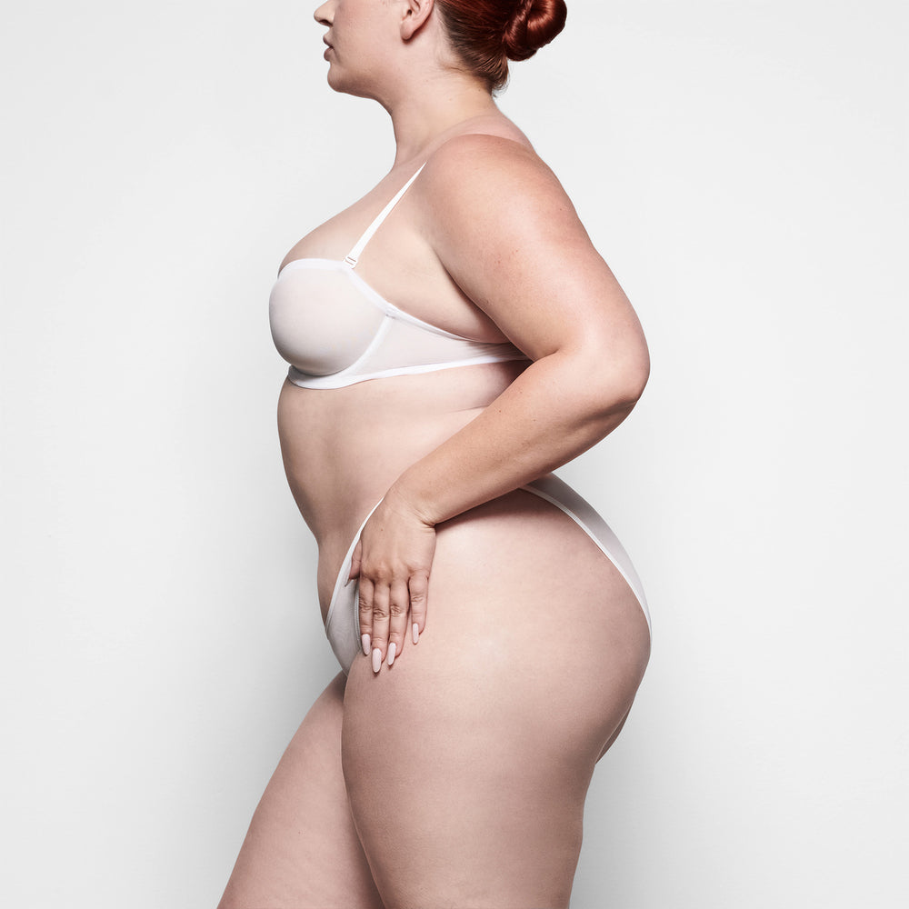 Skims ULTRA FINE MESH Strapless Bra Wit | 89NPJWCIA
