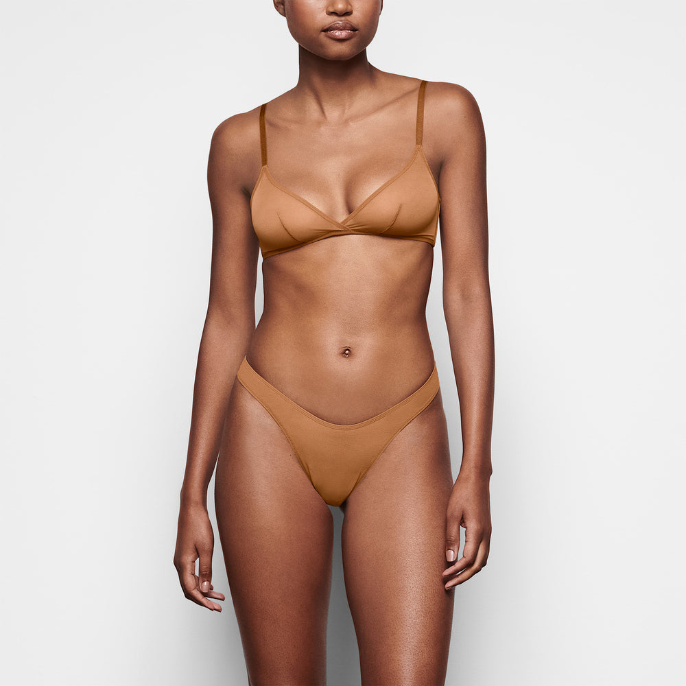 Skims ULTRA FINE MESH TRIANGLE Bralette Abrikoos | 05GFCORHT