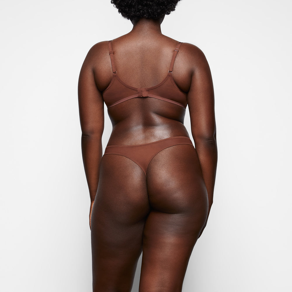 Skims ULTRA FINE MESH TRIANGLE Bralette Chocola | 45MQSIZLO