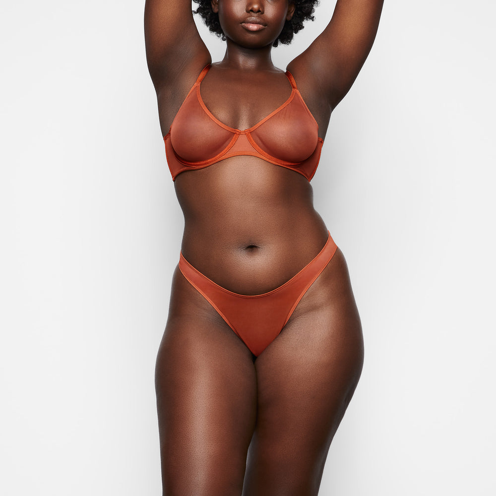 Skims ULTRA FINE MESH Thong Bruin | 58TWACNKM