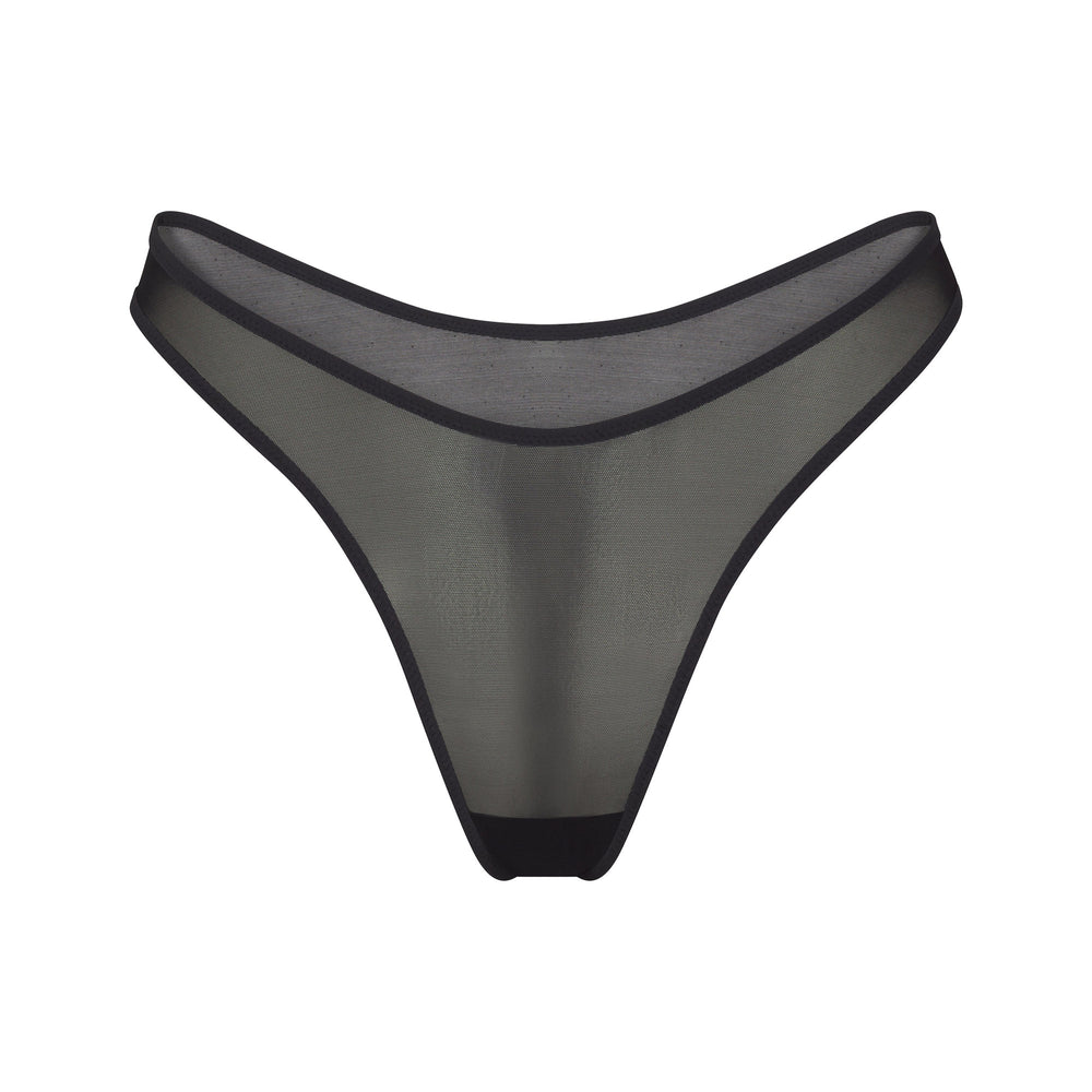 Skims ULTRA FINE MESH Thong Zwart | 53VMTEIYX