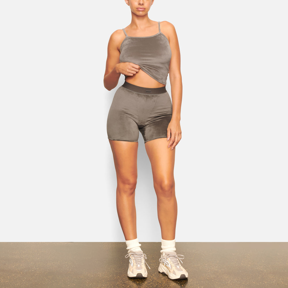 Skims VELOUR BIKE Korte Broek Diepgrijs | 75FQSYNHK